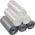 1.5 Gallon Small Trash Can Liners, Clear and Grey Plastic Garbage Bags, 150 Counts (6 Rolls)