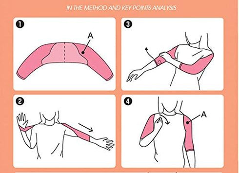 Gudessly Women's Slimming Arm Shapers, Back Shoulder Support Wrap, Correct Posture Corrector, Humpback, M (fit US XS),