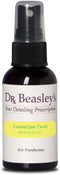 Dr. Beasley's Lemon Lime Twist Scent, 2 Fl Oz Spray Bottle, Eliminates Odors for Car or Home