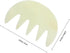 Natural Jade Scalp Massager Comb Large Tooth Hair Massage Tool Gua Sha Head Spa Equipment for Acupoint Therapy