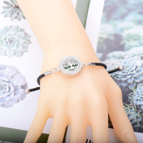 Set Bracelet Aromatherapy Essential Oil Diffuser Stainless Steel Bracelet - Adjustable Women Jewelry Diffuser Bracelet