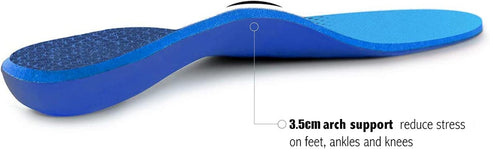 Plantar Fasciitis Insoles Arch Supports Orthotics Inserts for Flat Feet, High Arch (Mens 5-5 1/2 | Womens 7-7 1/2)