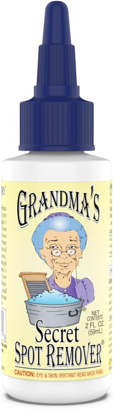 Grandma's Secret Spot Remover, 2 Ounce, Chlorine and Toxin-Free Stain Remover for Clothes