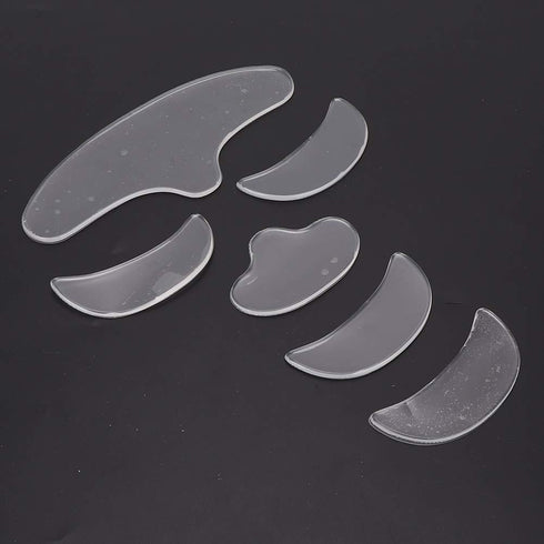 ZJchao 6Pcs Silicone Smile Patch Pad, Facial Wrinkle Patches for Reducing Eye and Mouth Wrinkles