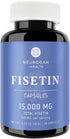 Neurogan Fisetin 500MG - Healthy-Aging & Brain Health Capsules, Fisetin Supplements for Memory and Focus | 30 Servings