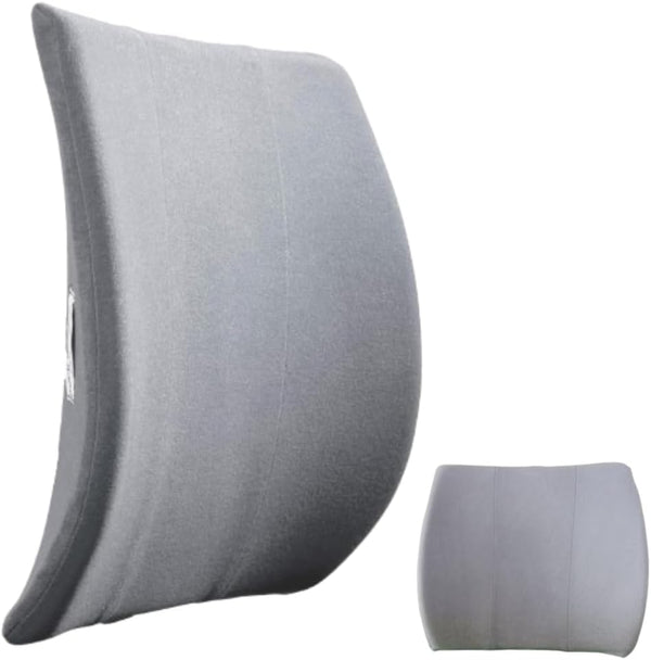 Thin Ergonomic Bucket Seat Lower Lumbar Back Support Pillow Cushion for Office