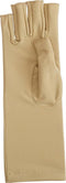 Rolyan Fingerless Compression Glove for Arthritis, Right Hand, Small, Open Finger