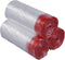 Jekiyo 4 Gallon Clear Trash Bags Drawstring, 120 Counts