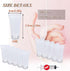OIIKI 10PCS Refillable Travel Tubes, 5ml Empty Clear Plastic Squeeze Bottles for Facial Cleanser and Lotion