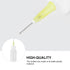 Supvox Tattoo Applicator Bottle with Needle Tip Glue, Temporary Henna Tattoo Kit Drawing Labels, 18pcs