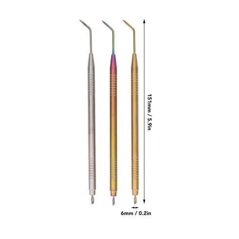 Lash Kit, 3PCS Eyelash Separator Tint Tool with Tail Comb for Eyelash Perming and Makeup Supplies