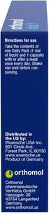 Orthomol Vital F Vial - Women's Multivitamin, 7-Day Supply with Vitamins A, B, C, D, E, K, Calcium, Iodine, Omega-3