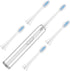 Non-Rechargeable Electric Toothbrush with Soft Brush Heads Cleaning Device Portable Design for