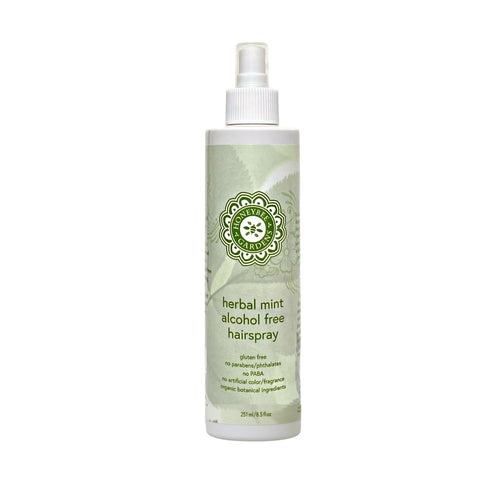 Honeybee Gardens Herbal Mint Hair Spray, Alcohol Free