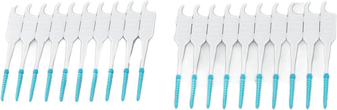 Interdental Brush, Floss Toothpick Brush, 200pcs Portable Safe Plaque Removal for Travel Oral Care