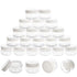 ZEJIA Mini Makeup Containers, 5 Gram Sample Containers with Lids, Empty Plastic Travel Cosmetic Containers, 25 Count,