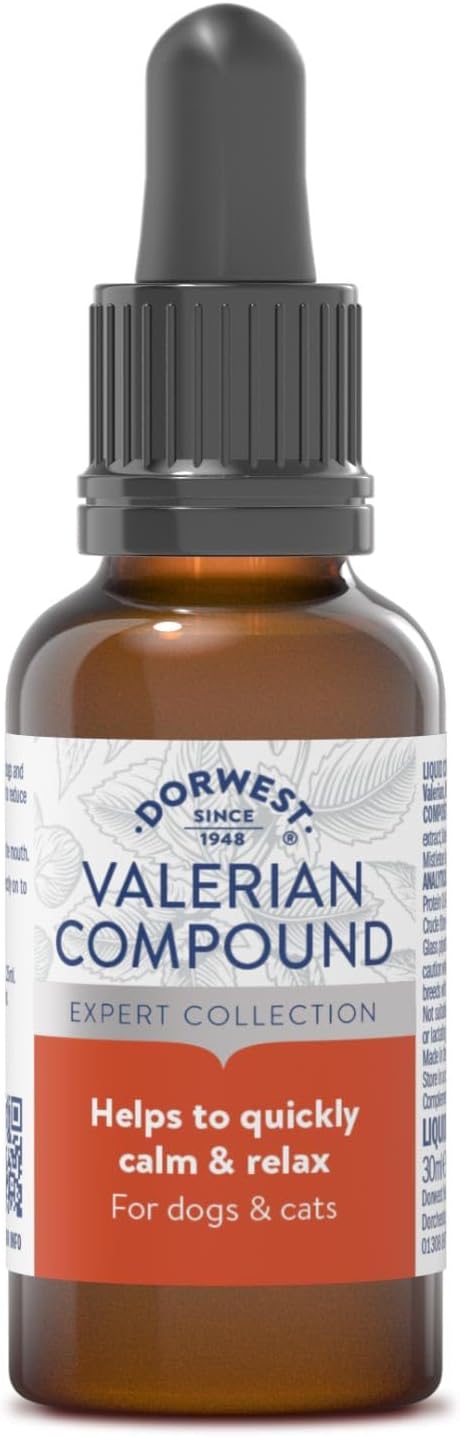 Organic Valerian Compound for Dogs and Cats, 30 ml
