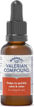 Organic Valerian Compound for Dogs and Cats, 30 ml