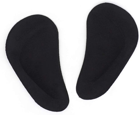 Dr. Foot's Arch Support Insoles for Flat Feet, Plantar Fasciitis Relief for Women and Men (Black)