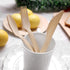 Banbu 100PK Bamboo Cutlery Disposable Knives, 6.7" 100% Compostable Biodegradable Travel Knife for Camping/Party/Travel
