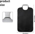 Qulkws Adult Bibs for Eating Double Layer Waterproof Reusable Clothing Protector Washable Stretchable Large Bibs