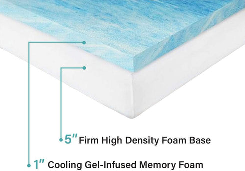 Foamma 6 16 16 Gel Memory Foam Wheelchair Seat Cushion Replacement for Coccyx, Orthopedic Back Support, x x Centipur-US