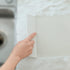 White Silicone Squeegee with Hanging Hole, Flexible Water Blade for Cleaning Kitchen Countertops, Bathroom Mirrors, 2PCS