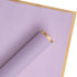 RUSPEPA 20 Sheets Flower Wrapping Paper - Light Purple - Gold Edge Waterproof Floral Bouquet Packaging for Birthday,