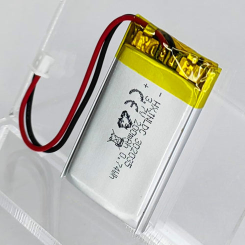 DC 3.7V 200mAh 302035 Rechargeable Lithium Polymer Battery for DIY Electronic Products with LED Lights