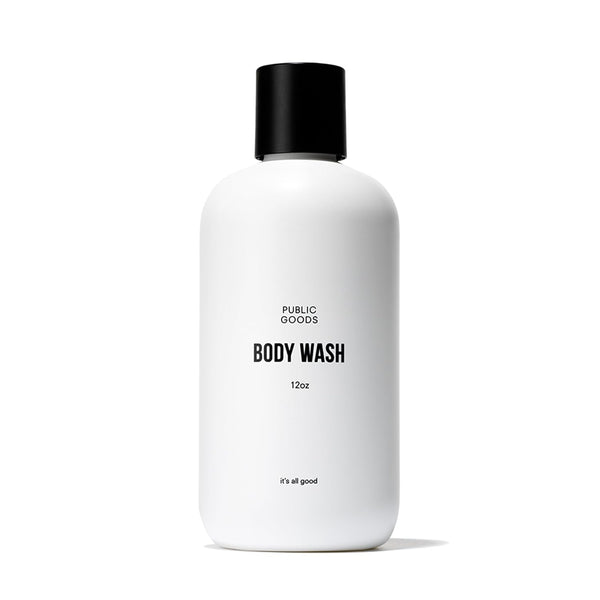 Public Goods Body Wash for Men and Women, 12 Fl Oz Bottle, Natural Soap for Bath & Shower