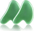 Gua Sha Massager Tool, 2 Pcs Natural Jade Stone Guasha Board for Physical Therapy and SPA Acupuncture