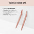 Kitsch 12 pc Dermaplaning Tool - Face Razors & Eyebrow Trimmer for Women and Men, Facial Hair Removal (Terracotta)