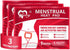Heat Patches for Menstrual Cramp Relief, Adhesive Heating Patches for Period Cramps, Travel Size Heat Pads (3 Packs)