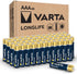 VARTA Longlife AAA Batteries (48 Pack), Alkaline Triple A Battery