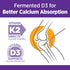 New Chapter Whole Food Calcium Supplement - Bone Strength with Vitamin K2 + D3 + Magnesium, Vegetarian, Gluten Free, 90