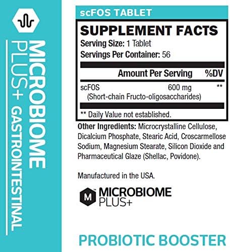 Prebiotics scFOS Prebiotic Fiber - GI Digestive Supplements, Allergy Safe & Gluten-Free for Men and Women (1 Month