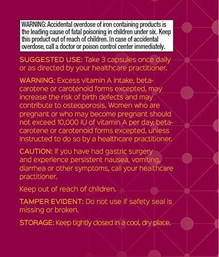 Bariatric Advantage Ultra Multivitamin with Iron, Capsule Format Multivitamin, 90 Capsules