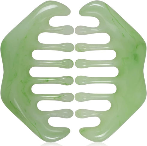 2pcs Guasha Scraping Massage Comb, Multi-Functional Handheld Head Tool for Relaxation, Physical Therapy