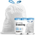 Charmount 4 Gallon Trash Bag, Drawstring Small Trash Bags for Bathroom, Kitchen, Office, 120 Count