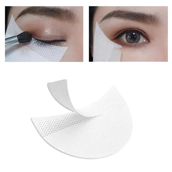 200 Pcs Eyeshadow Shields, Professional Lint Free Eye Pad Under Patches for Makeup Residue Prevention