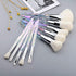 Kingtree Crystal Makeup Brush Set, 10PCS Sparkling Premium Brushes for Foundation, Blush, Concealer, Eyeshadow for Women
