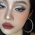 MAEPEOR 9 Colors Eyeshadow Palette, Black Grey Smokey Matte Glitter, Longlasting Waterproof Eye Shadow Set 1