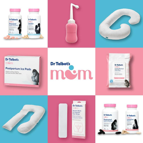 Dr. Talbot's Mom Postpartum Ice Pads for Pain Relief - 8-Pack Absorbent Pads for Women After Birth