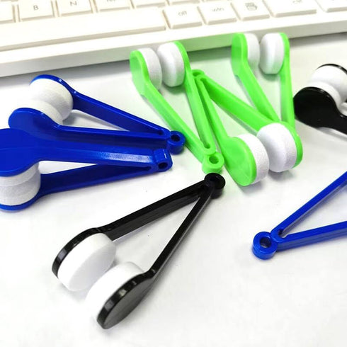zuylikxy 12PCS Eyeglass Cleaner, Mini Microfiber Cloths and Brush for Sunglasses, Eyewear and Reading Glasses