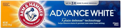 ARM & HAMMER Advance White Toothpaste, Clean Mint, Extreme Whitening 4.3 oz