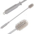 Silicone Bottle Brush, Long Handle Flexible Cleaner for Narrow Neck Containers, Water Cups, Baby Bottles, and Glassware