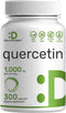 DEAL SUPPLEMENT Quercetin 1,000mg Per Serving, 300 Capsules – Healthy Immune Support, Non-GMO, Soy Free, No Gluten