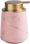 REFKIT Ceramic Lotion sub-Bottling Press Bottle Hand sanitizer Shower Gel Shampoo Disinfectant Bottle(Pink)