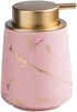 REFKIT Ceramic Lotion sub-Bottling Press Bottle Hand sanitizer Shower Gel Shampoo Disinfectant Bottle(Pink)