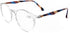 DOOViC Italy Design Fashion Reading Glasses for Men Women, Stylish Clear Frames with Case +2.00 Strength